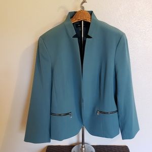 Nine West teal blazer size 16